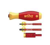 Wiha Jeu d'adaptateurs easyTorque électrique slimVario® slimBits SL/PZ 4 pièces