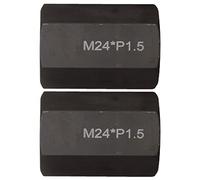 Juego de adaptadores de rosca M24x1,5x65 mm, 2 pzs.
