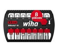 Wiha Ensemble d'embouts Ty hexagonal 8 pcs Bitbuddy 49 mm G