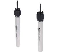 Juego de brocas de fresado hss con punto de centrado, 2 pzs, 8-10mm