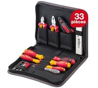 Set d'outils électricien mixte 31 pcs. en sac (41241)