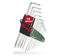 Juego de llaves Allen en soporte ProStar 366Z ProStar 13tlg Titansilber; Torx