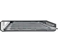 Juego de llaves fijas de doble boca con soporte 8 pzas 6-22 mm