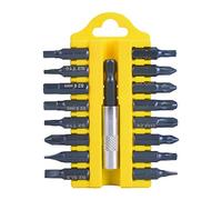 Juego de puntas de destornillador eléctrico de 17 piezas, herramienta Manual de combinación cruzada con ranura magnética multifuncional para reparación del hogar de bricolaje,