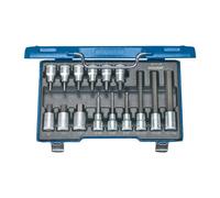 Juego de vasos destornilladores 1/2" 15 pzas 5-17 mm