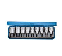 Juego de vasos destornilladores 1/2" 9 pzas AF