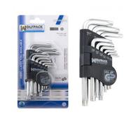Juego Llaves Torx "L" 9 Piezas Inviolable
