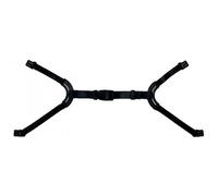 Jugulaire noire 4 points boucle flash pour casques IDRA - IRIS2 - KARA AUBOUEIX