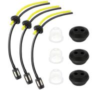 JUGUTA 9 Pièces Kit Universel Filtre À Essence, Durite Essence, Joint En Caoutchouc, Débroussailleuse Thermique, Réservoir De Carburant, Pour Coupe-Herbe, Taille-Haies, Tondeuse, Tronçonneuse