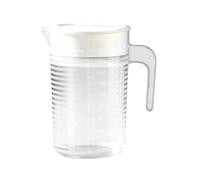 Juice Containers, 2L Large Capacity Transparent, Leak-Proof Container | 5.11x 7.87inches Fridge Water Pitcher for Refrigerator Kitchen Parties Picnic Camping Office School Gym Drinks