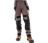 Juicy Trendz Pantalon Travail Homme Chantier Genouillères avec Poches Cargo Travail Homme