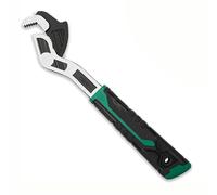 Juinrinet Clé à Molette 6 Pouces Auto Ajustable Idéale Plomberie 7-15 mm | Auto ajustement plage 7-15 mm, prise fiable sur boulons variés, idéal pour réparations rapides et travaux précis.