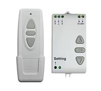 Juinrinet Contrôleur sans Moteur Tubulaire AC220V Télécommande 433 EU | Parfait Pour Écran De Projection Motorisé AC220V Jusqu A 500W Contrôle Up/Down/Stop Par Télécommande 433 MHz Facile.