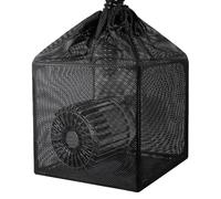 Juinrinet Sac filtrant Robustesse Anti-encrassement Noir | Maillage ultra fin 1,7 mm prévient les débris nuisibles entrant dans la pompe.