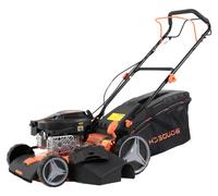 Jukut 170 - Tondeuse à gazon à traction Moteur essence 4 temps 170cc 3.5HP Coupe 30-80 mm avec fonction Mulching Noir
