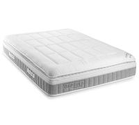 Julian Bowen Matelas Capsule 3000 Pillow Top 150 cm, Polyester, Blanc, King (Norme Britannique)