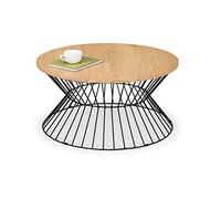 Julian Bowen Table basse Jersey, chêne/noir
