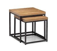 Julian Bowen Tables gigognes d’appoint Brooklyn, chêne