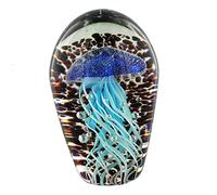 Juliana Objets Art 68931 Presse-papier en verre Motif méduse Bleu 0 à 1 kg