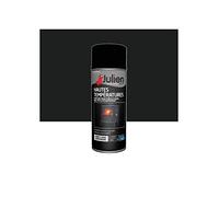Bombe peinture Haute Température 400 ml - Noir Mat