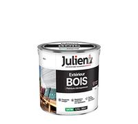 Julien Peinture Bois Microporeux Extérieur Satin - Portes, fenêtres, portails, mobilier de jardin - Blanc 2,5 L