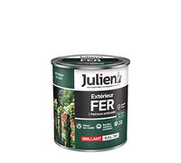 Julien Peinture fer anti-rouille brillante – Pour portes, grilles, portails – Vert Basque 0,5 L