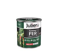 Julien Peinture Fer Anti-Rouille Brillant - Portes, grilles, portails, mobilier de jardin en métal - Vert Potager 0,5 L