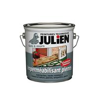 Julien Peinture Imperméabilisante pour Pierres - Pour sols et murs poreux - Satin Incolore 2,5L