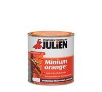 Julien Primaire antirouille Minium Orange pour fer – Glycérophtalique Mat – 0,5 L