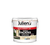 Julien Peinture pour Façades Multi-Supports en phase Aqueuse - Murs extérieurs, appuis de fenêtres, soubassement, gouttières - Meulière 12 L