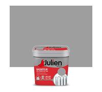 Julien Peinture Radiateur Acrylique, Fer, Cuivre, Alu, zinc - Direct sans sous-couche, Satin, Titanium, 0,75 L