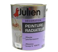 Julien Peinture Radiateur Formule Glycero Haute Performance jusqu'à 120°C - Blanc Mat - 2,5L