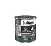 Julien Peinture Sols Extrême Intérieur et Extérieur - Chapes béton, ciment lissé, briques, asphalte, planchers et parquets - Gris Graphite 0,5 L