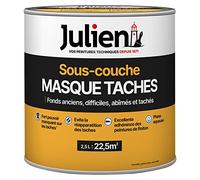 Julien Sous-couche Masque-Taches Multi-supports Isole taches pour murs et plafonds Blanc mat 2,5L