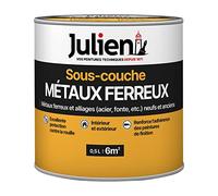 Julien Peinture Sous-couche pour métaux ferreux - Imperméable à l'air et humidité, résistant à la corrosion - Blanc Mat 0,5L