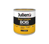 Julien Peinture Sous-Couche - Bois Intérieur et Extérieur - Portes, Volets, Fenêtres - Blanc Mat 2,5L
