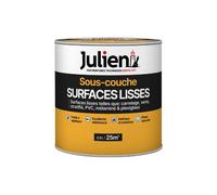Julien Peinture Sous-Couche - surfaces Lisses Intérieur et Extérieur - pour Supports Lisses ou Difficiles - Blanc Mat 2,5L