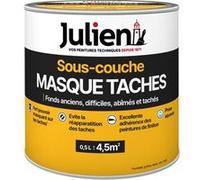 Julien Sous-couche Masque-taches Multi-supports – Isole taches sur murs et plafonds – Blanc mat 0,5L