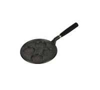 JULIENNE GRANIT Poêle à Crêpes 4 Pancakes ou Blinis Fonte Aluminium Manche amovible INDUCTION D24 SC