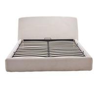 Bestmobilier Juliette - lit Coffre - 160x200 cm - en Velours côtelé