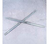 Julihai Rail de Roulement à Billes en Acier Durable, Glissière de Tiroir, Raccord 400x17mm pour Placards, Armoires à Outils, Ensemble de 2 Pièces