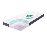 Julius Zöllner Dr. Lübbe Air Premium Flex Matelas pour bébé en Mousse à Froid avec Housse Amovible Fresh&Dry Flex 3 Couches, Taille M
