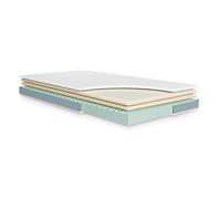 Julius Zöllner Dr. Lübbe Junior Matelas Junior, Mousse à mémoire de Forme et Mousse Froide pour Un Maximum de Confort, certifié Oeko-Tex Standard 100, fabriqué en Allemagne, Dimensions 140 x 200 cm
