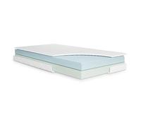 Julius Zöllner Duosoft Junior Matelas Junior de qualité supérieure, Mousse Froide Respirante avec Profil ondulé, certifié Oeko-Tex Standard 100, fabriqué en Allemagne, Dimensions 90 x 200 cm