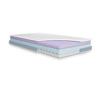 Julius Zöllner Matelas Junior Multiflow Junior de qualité supérieure, Noyau en Mousse Froide à Trois Couches pour Un Confort de Sommeil Optimal, certifié Oeko-Tex Standard 100, fabriqué en Allemagne,