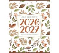 July 2026-December 2027 Monthly & Daily Planner: Simple At a Glance Layout Schedule Organizer with Calendars | Large 18 Month Agenda (Starting in July 2026)