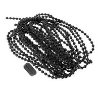 JUMPLAWN 1 Set Collier de Perles Corde à Perles pour Rideaux 5 Mètres Pom Réglable pour Chaîne de Ventilateur de Plafond et Rideaux Accessoire de Remplacement Pratique