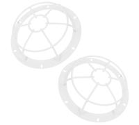 JUMPLAWN 2 Pièces Cage de Protection pour Détecteur de Fumée, Fer | Protection Complète, Fixation à Clip, N’obstrue Pas Trous ni Voyants, pour Hôtels et Entrées Publiques