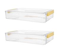 JUMPLAWN 2 Pièces Étui Biblique Clair Vintage en Plastique, Protection | Vitrine Transparente Jaune, Léger et Résistant à L’usure, pour Livres Classiques, Voyage et Maison