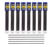 JUMPLAWN 24 Boîtes Recharges pour Porte-mine 0,9mm en Graphite Noir Hb | Précision pour Dessin Technique, Compatibilité Large, Sortie Stable, pour Étudiants et Bureaux